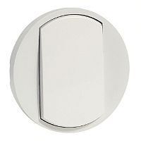 Лицевая панель Legrand Celiane для 1-кл. выключателя белый  картинка